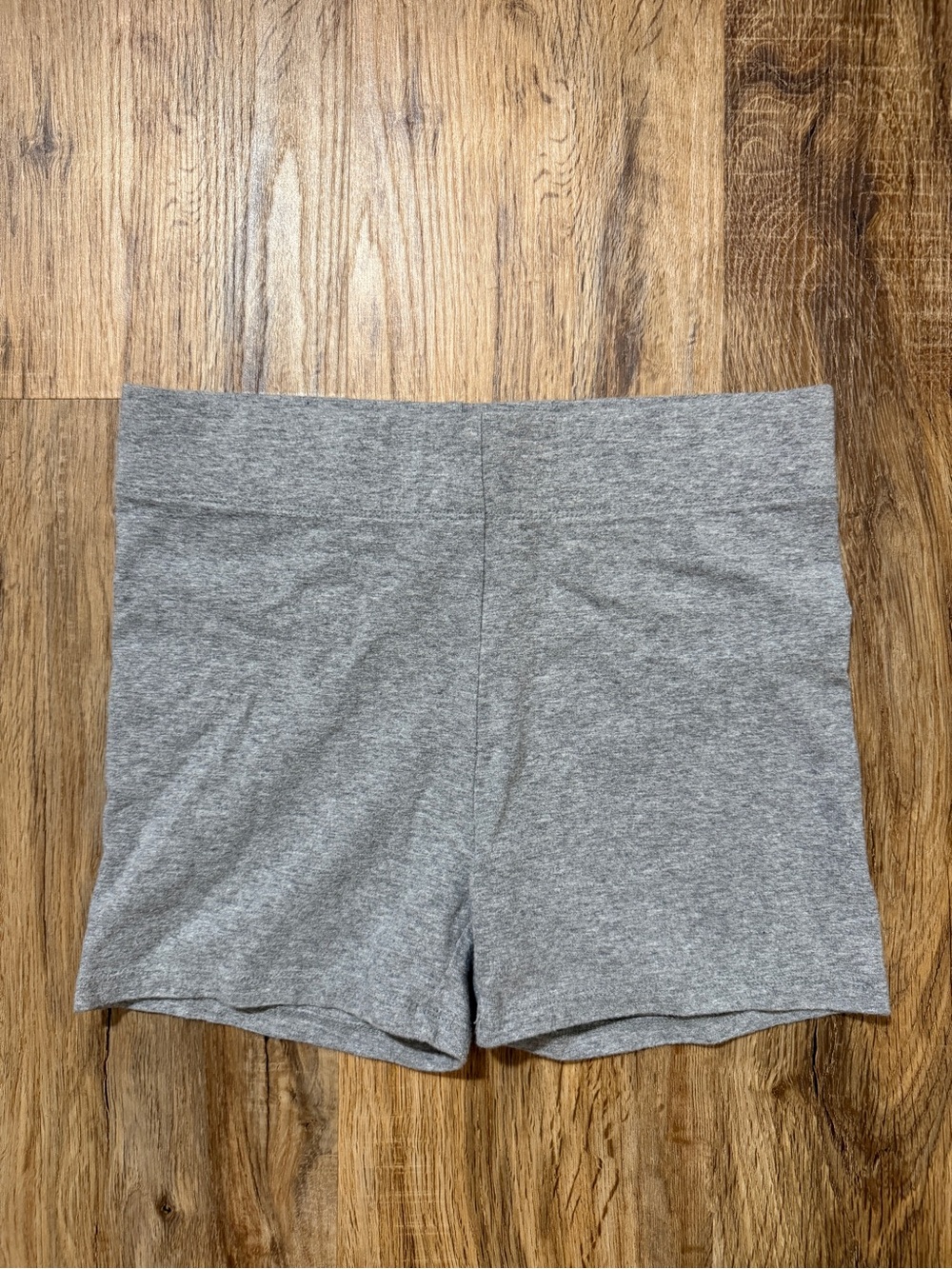 Forever 21 Heather Gray Cotton Stretch Biker Shorts Medium NWOT